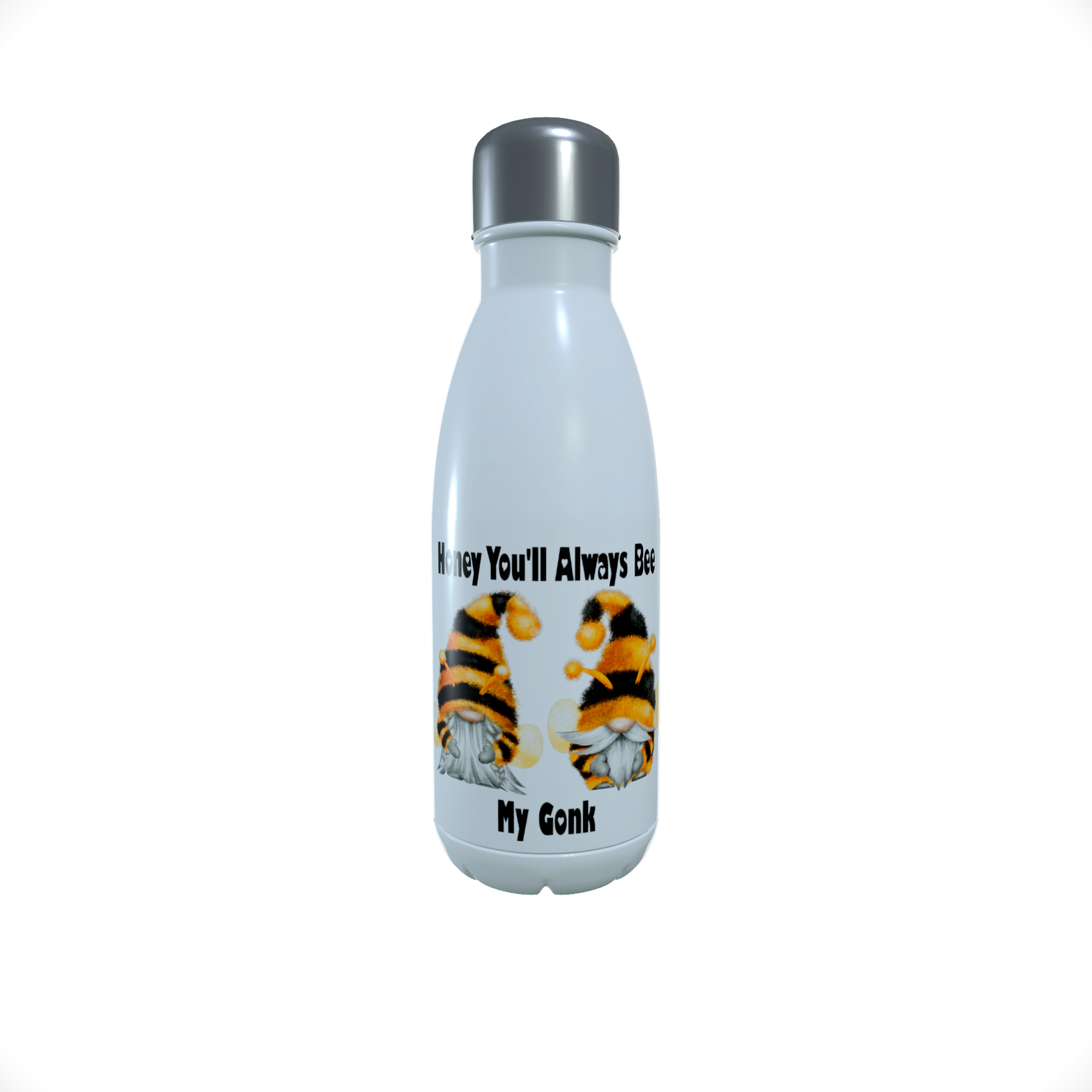 Gnome Bee Drinks Bottle, Gonk Bee Water Bottle, Insulated Water - Click Image to Close